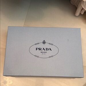 Prada Elegant Gray Gift Box